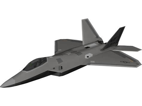 F-22 Raptor 3D Model - 3DCADBrowser