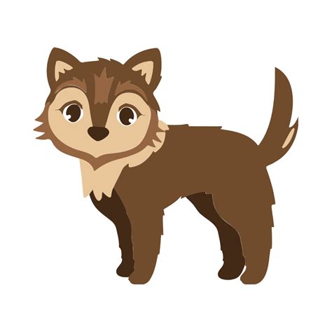 Cute Wolf clipart Template - Edit Online & Download Example | Template.net