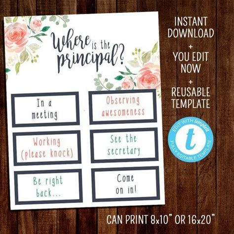 Free Printable Office Door Signs Templates