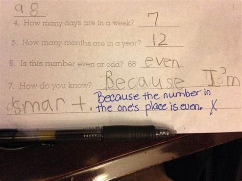 10 Funniest Kid Homework Fails of All Time