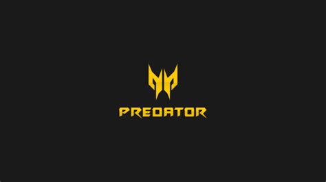 Acer Predator, Logo, Yellow, 4K, #24 Wallpaper PC Desktop