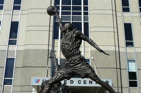 The Michael Jordan statue is moving (again)