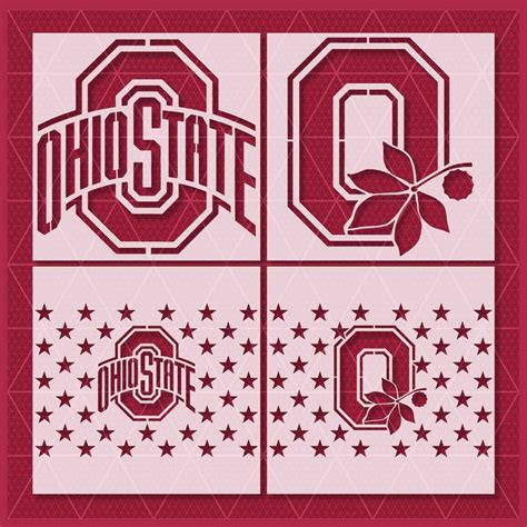 Ohio State Buckeyes stencil - Reusable & Durable - 10 mil - Free ...