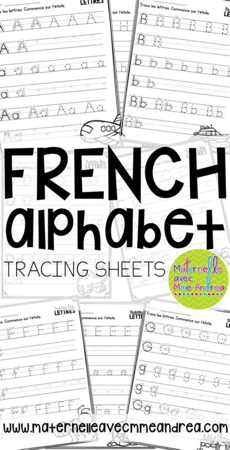 Alphabet Worksheets In French | AlphabetWorksheetsFree.com