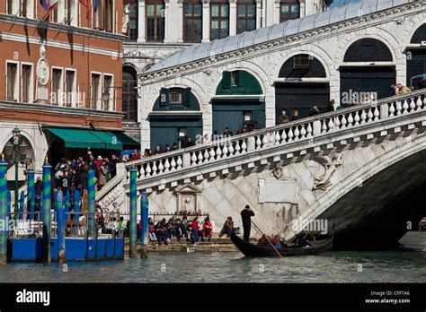 Gondola, Rialto Bridge, Venice, Italy Stock Photo - Alamy