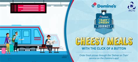 Domino's Pizza Order on Train with IRCTC eCatering Services