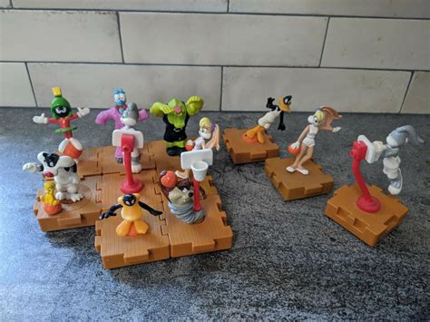 SPACE JAM LOONEY TUNES 1996 McDonald's Toys Complete Set of 8 + 3 duplicates | #2102539109