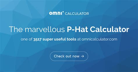 P-Hat Calculator