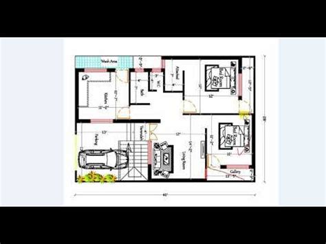 28X40 FT 2BHK BEST HOUSE PLAN WITH CAR PARKING | House plans, House floor plans, Best house