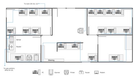 Server Room Floor Plan Visio Stencil | Viewfloor.co