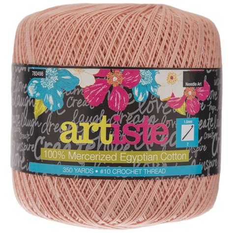 Peach Blossom Artiste Cotton Crochet Thread | Hobby Lobby | 783498