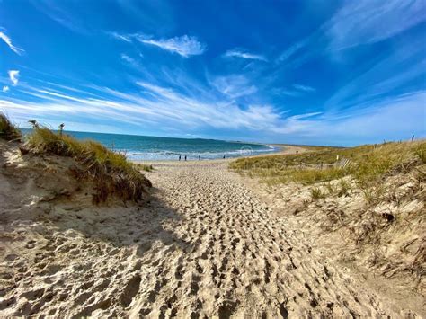 Watch Hill Beach Rhode Island Stock Image - Image of leading, hill ...