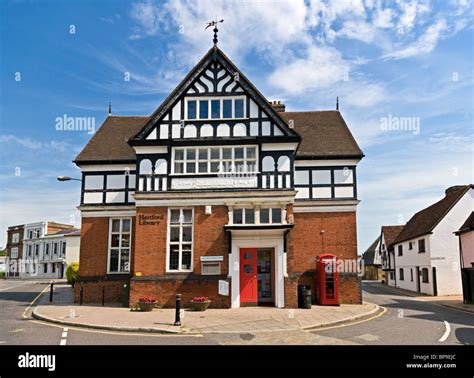 Hertford town library, Hertfordshire, United Kingdom Stock Photo - Alamy