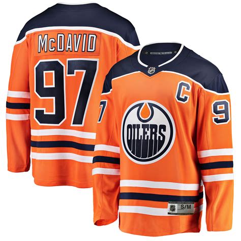 Connor McDavid Edmonton Oilers NHL Premier Youth Replica Home Hockey Jersey | SportBuff