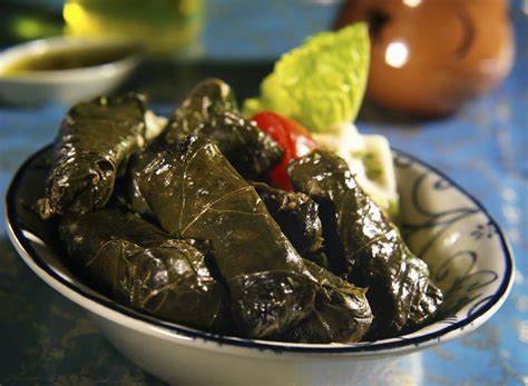 Stuffed Grape Leaves With Meat and Rice Recipe