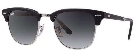 Ray Ban Clubmaster Folding Polarized Gray Gradient By Ray Ban | J ...