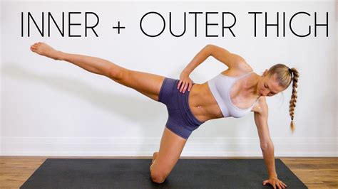 10 min INNER & OUTER THIGH BURN Workout (No Equipment) - YouTube