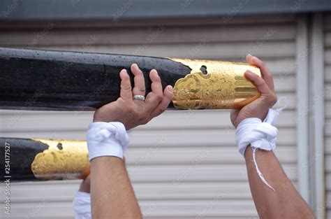 Portable Shrine A Mikoshi of Gyotoku Japan Stock Photo | Adobe Stock