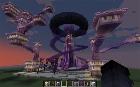 My end base design - Minecraft | Minecraft designs, Minecraft creations ...