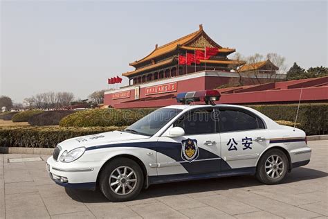 Police Car At Tiananmen Square, China Editorial Stock Photo - Image of forbidden, gate: 38630888