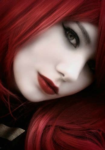 Pale Skin, Red hair by MoniqueKathleen on DeviantArt
