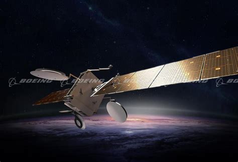 Boeing Images - Boeing 702X Satellite in Space