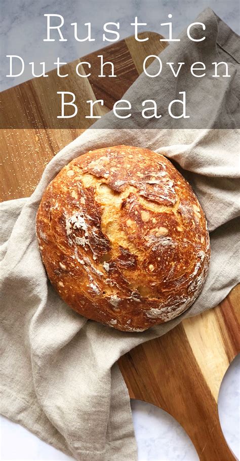 Rustic dutch oven bread – Artofit