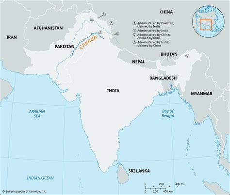 Chenab River | Map, Origin, Length, & Facts | Britannica