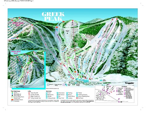 Greek Peak Ski Resort Ski Trail Map - New York United States • mappery