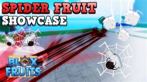 NEW SPIDER FRUIT V1 & V2 SHOWCASE! (STRING REWORK) 🕷🕸 | Blox Fruits - YouTube