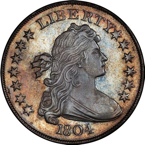 Value of a 1804 BB-304 Class I Proof Draped Bust Silver Dollar | Rare ...