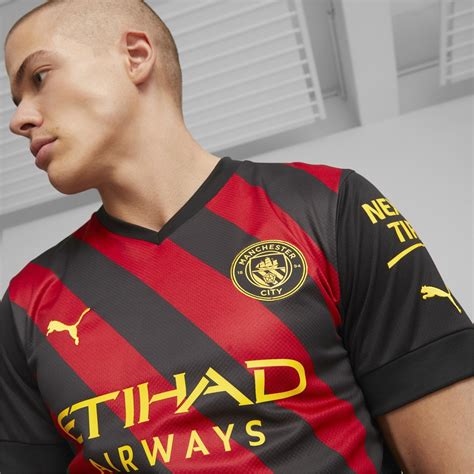 Puma | Manchester City Away Shirt 2022 2023 Adults | Sort/Rød | SportsDirect.com Denmark