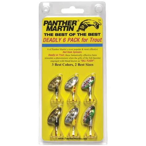 Panther Martin Best of the Best Trout Spinners – 6 Pack | Dick's ...