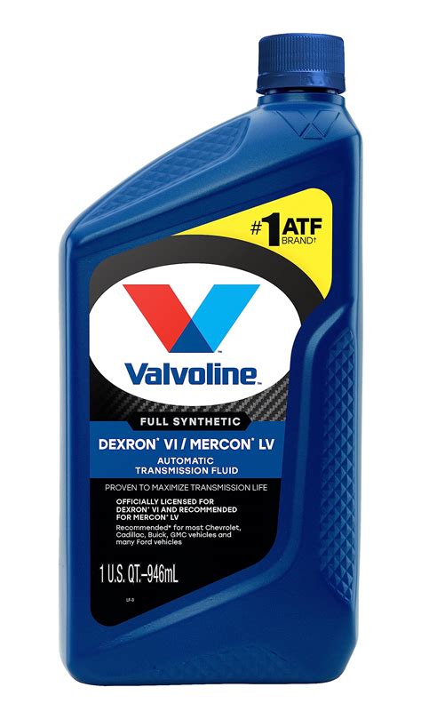 Buy Valvoline DEXRON VI/MERCON LV (ATF) Full Synthetic Automatic Transmission Fluid 1 QT Online ...