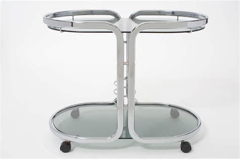 French Vintage Polished Chrome Bar Cart at 1stDibs | vintage chrome bar ...