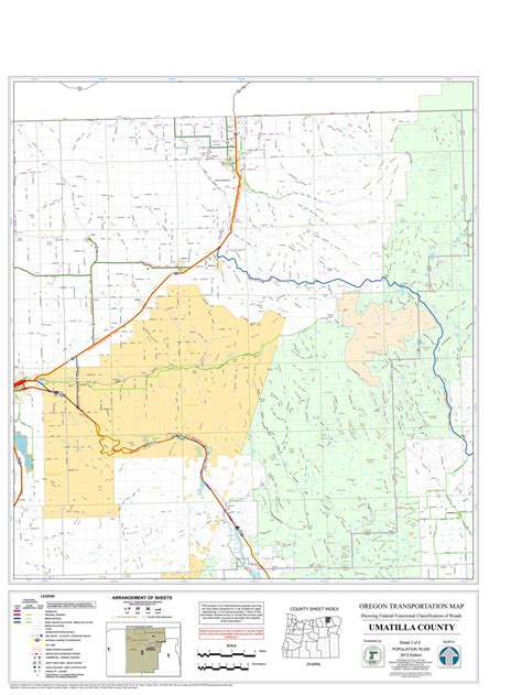 Umatilla County Sheet 2 Map by Avenza Systems Inc. | Avenza Maps