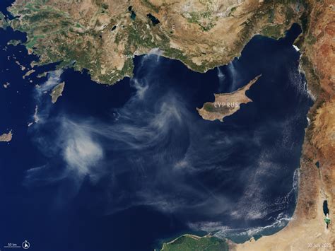 ESA - Smoke billows from fires in Turkey