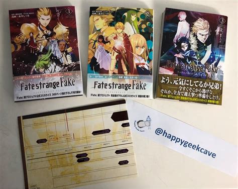 (FATE SERIES ) FATE STRANGE FAKE MANGA VOL 1-3 JAPAN VER., Hobbies & Toys, Books & Magazines ...