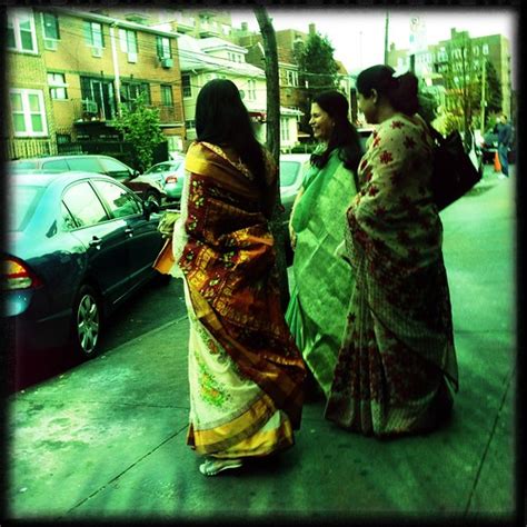 ladies in saris. jackson heights. | Bonnie Natko | Flickr