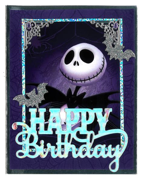 Jack Skellington Birthday Card - Etsy