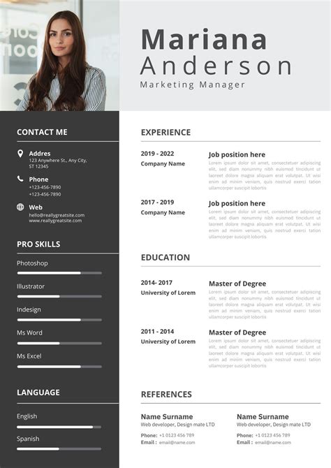 Design & Templates Paper Professional Modern Resume Template for Pages Clean Modern Executive ...