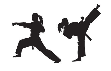 Taekwondo Silhouette - ClipArt Best