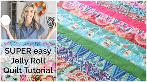 Easy Beginner Quilting Tutorial with a Jelly Roll - YouTube