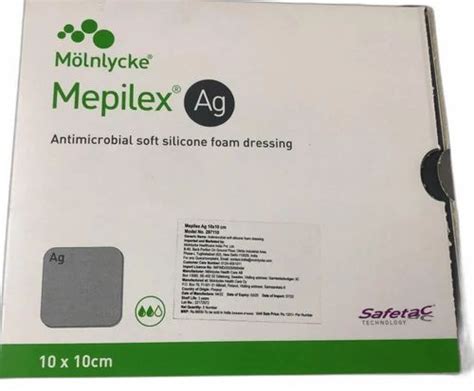 Gauze Mepilex Ag Foam Dressing, For Stem Bleeding, Size: 10cm x 10cm at ₹ 870/piece in New Delhi