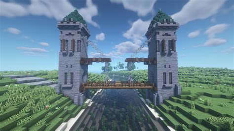 Medieval Drawbridge I Made Recently - Minecraftbuilds | Minecraft castle, Minecraft houses ...