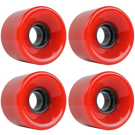 SKATEBOARD CRUISER WHEELS SET 59mm x 43mm 83A 186C Red - Walmart.com