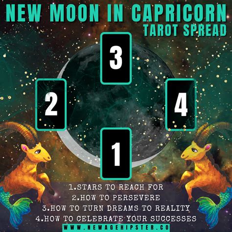 New Moon in Capricorn Tarot Spread — New Age Hipster