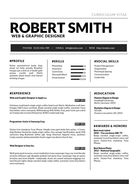 Ats Resume Template Docx