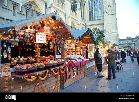 Bath Christmas Market Stock Photo - Alamy