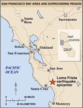 Loma-Prieta-Earthquake-map | TPG Online Daily